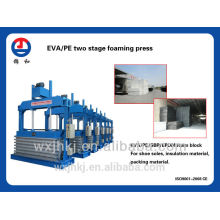 EVA/PE 2 prensa hidráulica que hace espuma